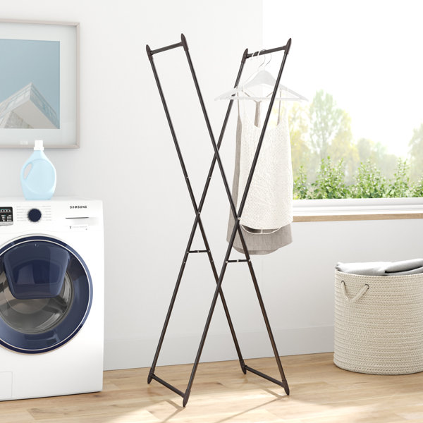 Rebrilliant Metal Foldable XFrame Drying Rack & Reviews Wayfair